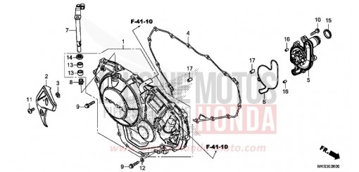 PANNEAU CARTER-MOTEUR D. (CRF1100A/A2/A4/AL/AL2/AL4) CRF1100A4L de 2020